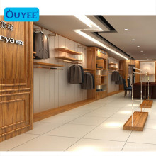 Retail Clothing Store Decoration, Modern Men Clothing Shop Layout Design For Brand Names
